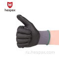 HESPAX 15G Нейлоновый микрофуам 3/4 погруженные нитрильные перчатки